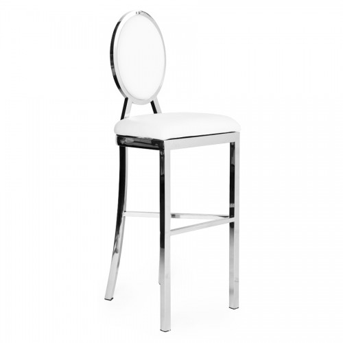 BIANCA SILVER HIGH COCKTAIL STOOL